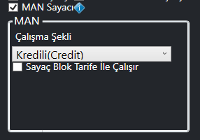 MAN Sayacı Ayarları